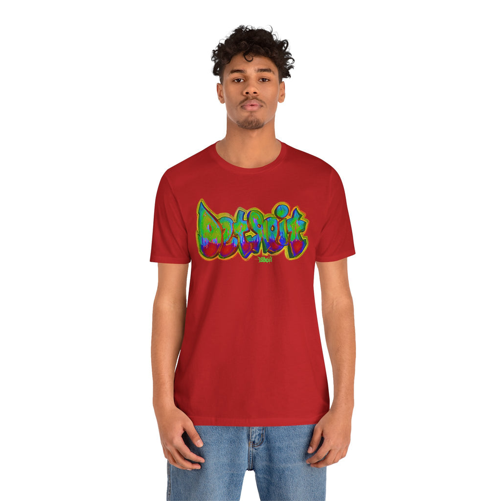 Detroit Graffiti Tee — Colorful Urban Street Art T-Shirt