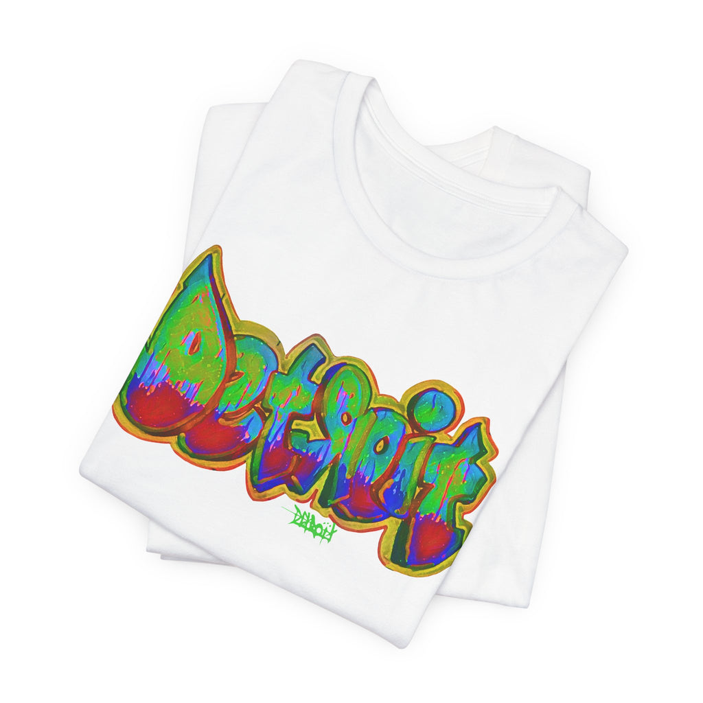 Detroit Graffiti Tee — Colorful Urban Street Art T-Shirt