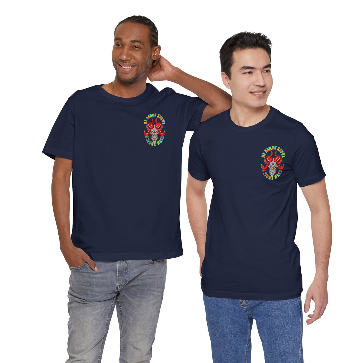 My Demon Knows I Fight Back Graphic Tee