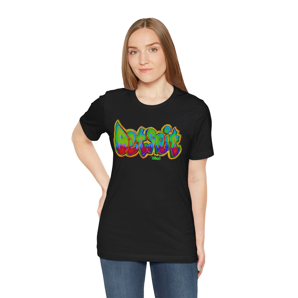 Detroit Graffiti Tee — Colorful Urban Street Art T-Shirt