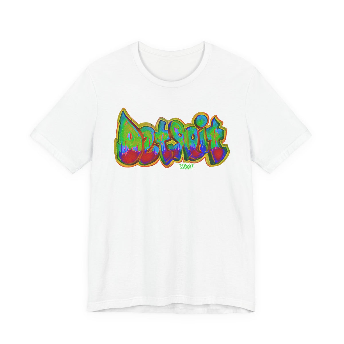 Detroit Graffiti Tee — Colorful Urban Street Art T-Shirt