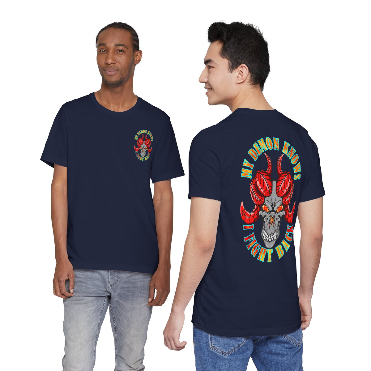 My Demon Knows I Fight Back Graphic Tee