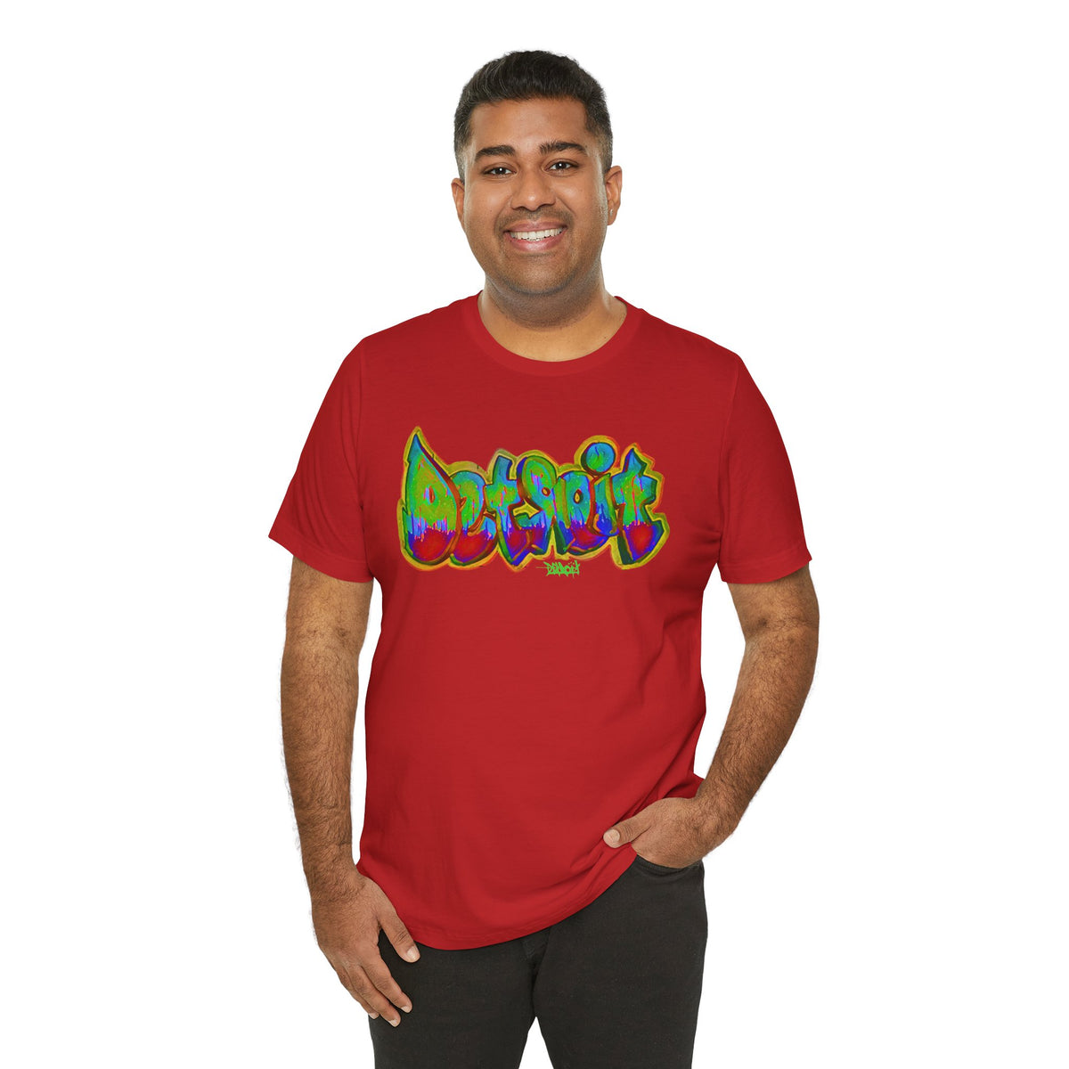 Detroit Graffiti Tee — Colorful Urban Street Art T-Shirt