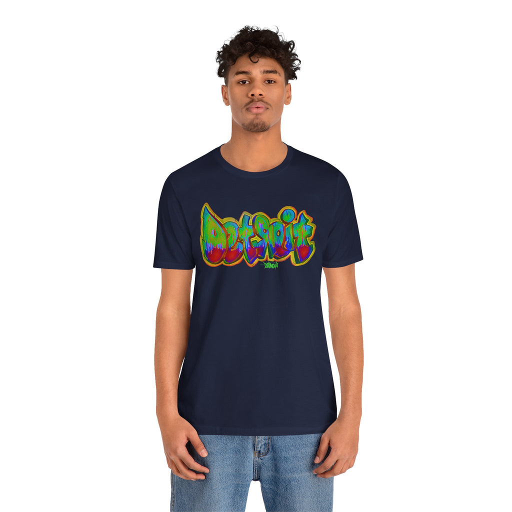 Detroit Graffiti Tee — Colorful Urban Street Art T-Shirt