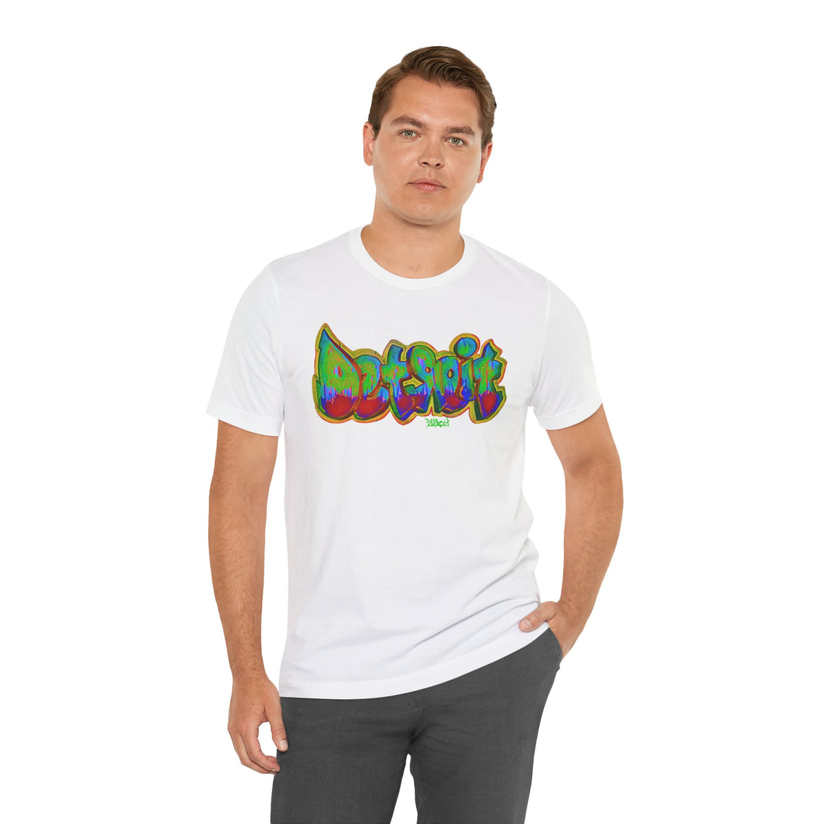 Detroit Graffiti Tee — Colorful Urban Street Art T-Shirt