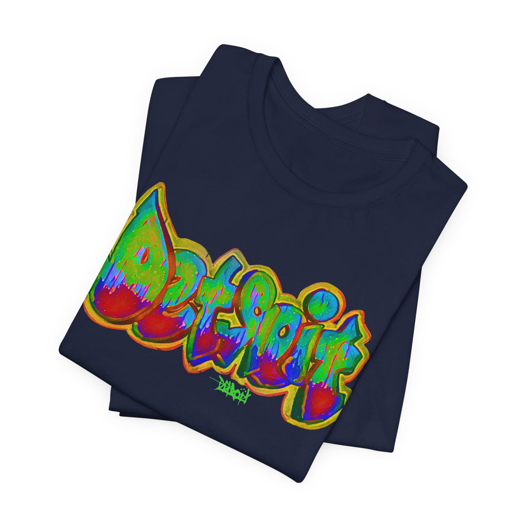 Detroit Graffiti Tee — Colorful Urban Street Art T-Shirt