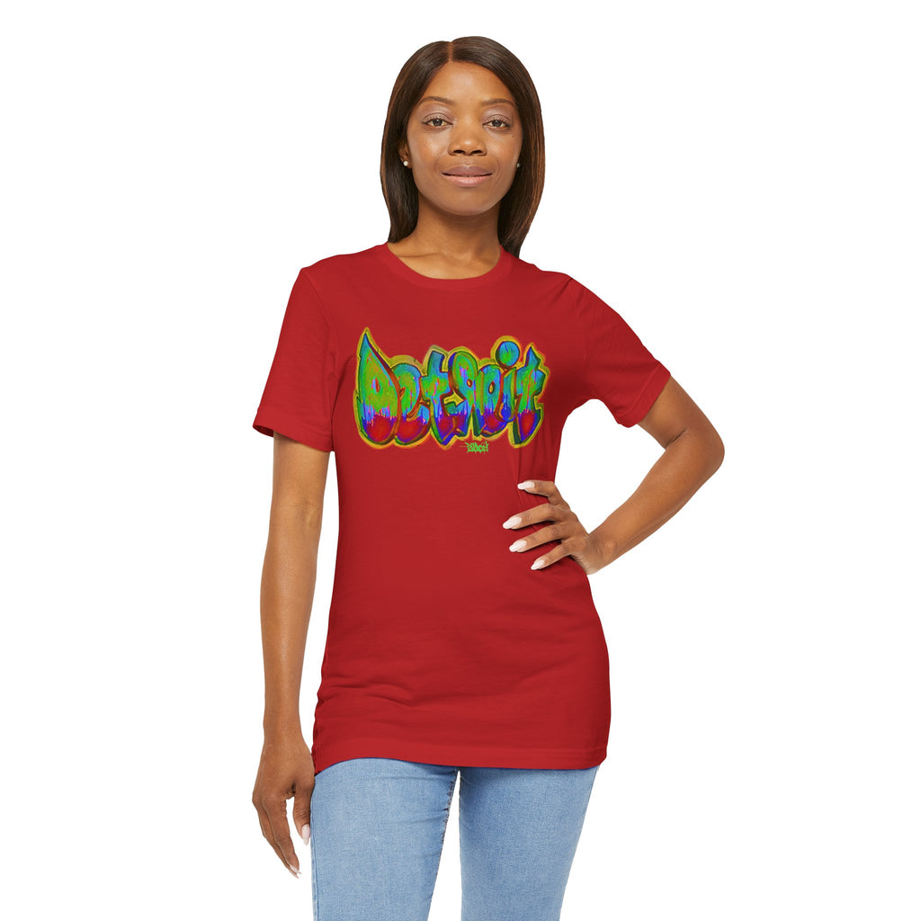 Detroit Graffiti Tee — Colorful Urban Street Art T-Shirt