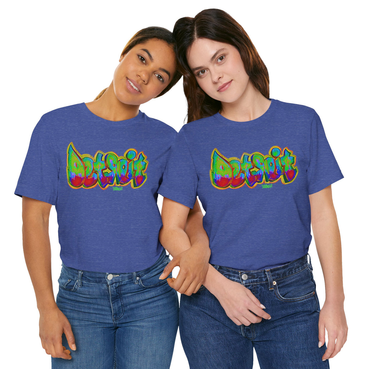 Detroit Graffiti Tee — Colorful Urban Street Art T-Shirt
