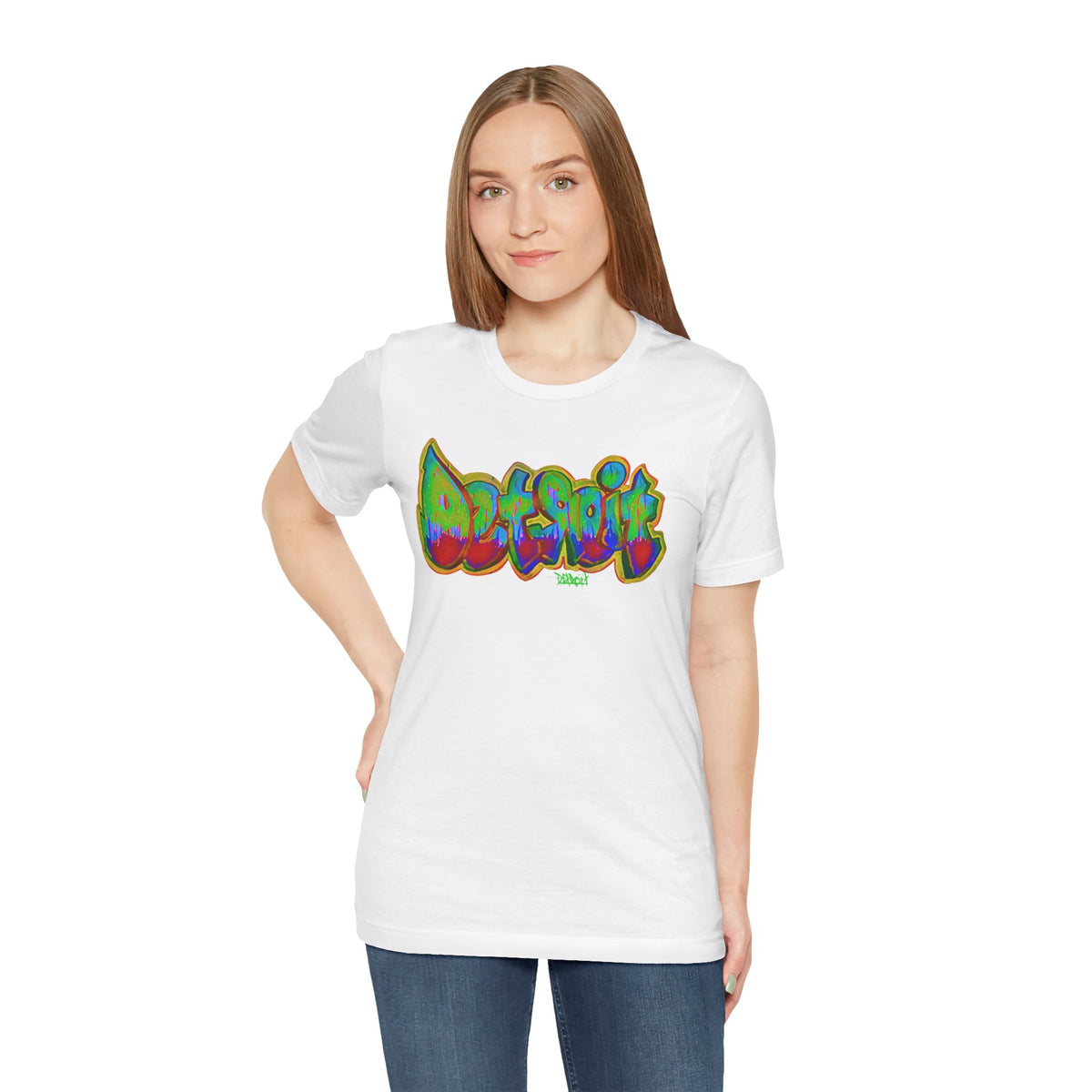 Detroit Graffiti Tee — Colorful Urban Street Art T-Shirt
